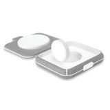 PURO PUFCCSQIAW1GREY Draadloze Oplader voor Smartphone, Horloge, Headset - Grijs/Wit