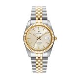 Jacques du Manoir Horloge JWG02202 Staal Bi-color met Champagne Wijzerplaat 36mm