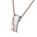 Orphelia Silver 925 Zh-7093 Pendant White;Rose Zirc