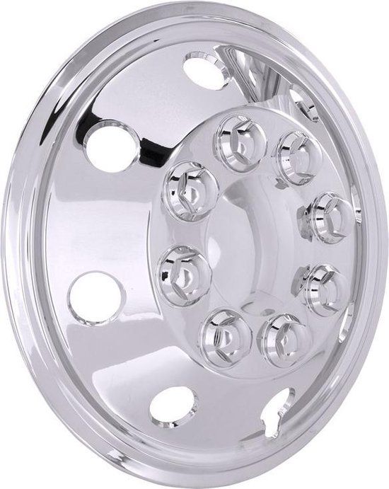 Utah wieldoppen 14 inch chroom (4 stuks)