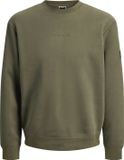 JACK&JONES JCOPOINT SWEAT BADGE CREW NECK BF Jongens Sweaters Grape Leaf S