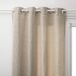 Atmosphera Decoratief gordijn, linnenlook, polyester, 260 x 140 cm, beige