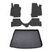 OMAC 7503444-250 Ensemble de tapis de sol noir, ETP (élastomère thermoplastique)