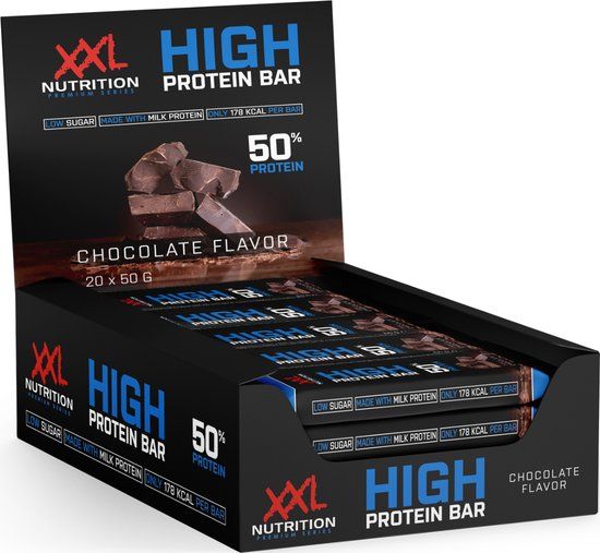XXL Nutrition High Protein Bar 2.0 - Chocolade - Eiwitreep 25 g Eiwit - 20 Pack