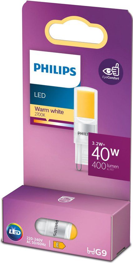 Philips LED Capsule G9 | 3W | 400 lm | Warm White