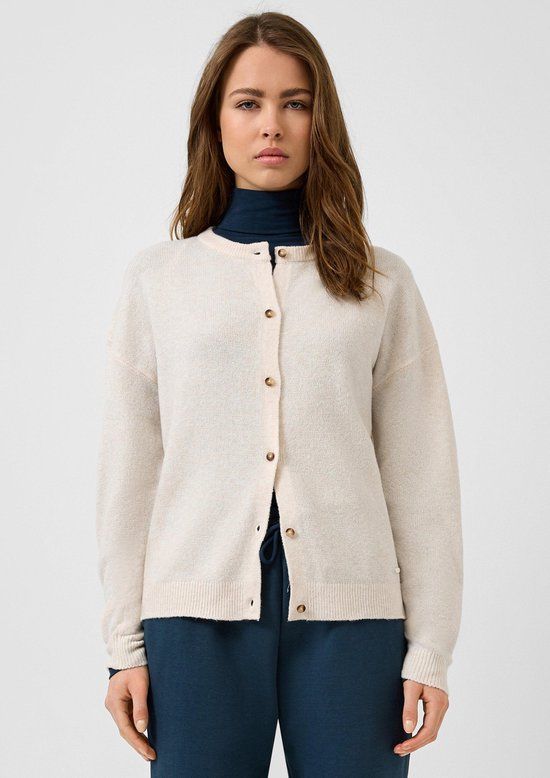QS s.Oliver QS Strickjacke crème XXL