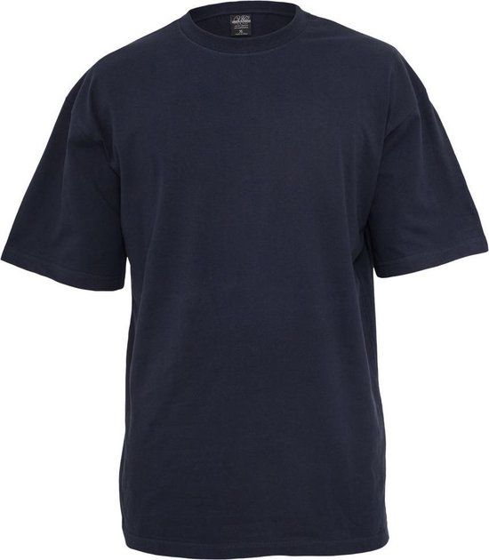 Urban Classics Tall Heren T-shirt - Blauw - XXL