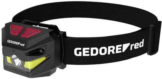 Gedore Hoofdlamp LED werkt op een accu 260 lm
