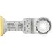 FEIN E-Cut Universeel zaagblad Bimetaal met lange levensduur, zaagblad voor diepe sneden, Ve. 3 st., Breedte 44 mm, Lengte 60 mm, StarlockPlus Houder, Bimetaal zaagblad met titanium coating
