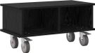 vidaXL TV Stand 68.5 x 35 x 35 cm Black Oak Engineered Wood