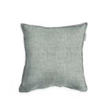 Tom Tailor melange kussenhoes, 40 x 40 cm, 40% katoen, 25% viscose, 35% polyester, met opstaande naad en ritssluiting met merk, gemêleerd geweven groen (soft forest)