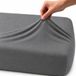 Family Bedding Kingsize hoeslakens Deep Fit | Hoeslaken King Jersey Katoen | Deep Pocket Hoeslaken King | Bedlaken voor Kingsize Bed (King, grijs)