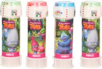 Henbrandt 4x Trolls flacons de bulles de savon avec jeu 60 ml