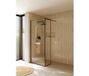 Riho Inloopdouche Define 402 L-Vormig Met Frame Mat Gunmetal 140x200 cm Incl. Stabilisatiestang
