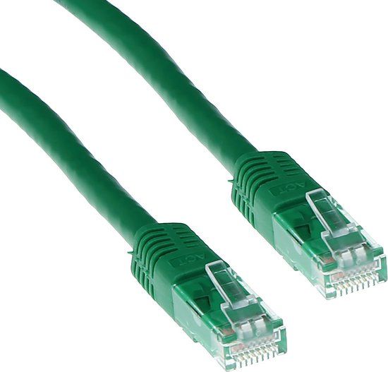 ACT Groene 3 meter U/UTP CAT6 patchkabel met RJ45 connectoren IB8703