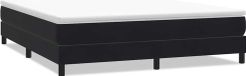 Maison Exclusive - Sommier à lattes de lit sans matelas noir 180x210 cm velours