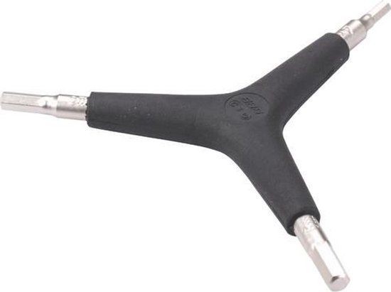 BBB Cycling Inbussleutelset Fiets ThreeStar - Fietsgereedschap Werkplaats Gereedschap - Inbus 4/5/6mm - Zwart - BTL-28