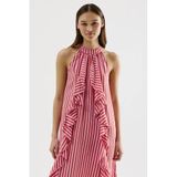 CKS Red Striped Maxi Dress