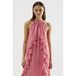 CKS Red Striped Maxi Dress