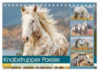 Knabstrupper Calvendo Knabstrupper Poesie. Gescheckte Eleganz im Farmsommer (Tischkalender 2027 DIN A5 quer)