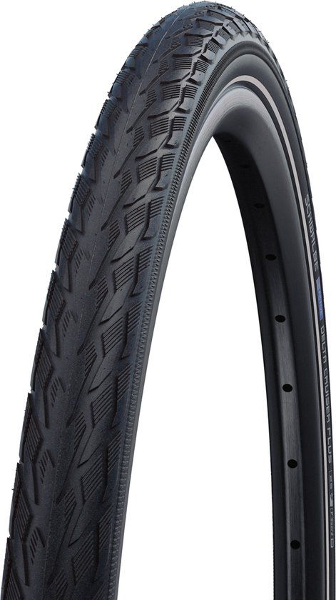 Schwalbe Buitenband Delta Cruiser Plus PunctureGuard 28 x 1.75 / 47-622mm - zwart met reflectie