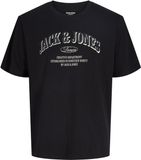 JACK & JONES JJEDENVER LOGO TEE SS O-NECK SN Heren T-shirt Zwart S