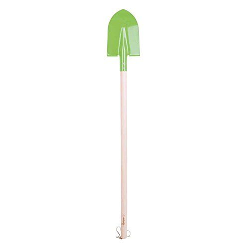 Bigjigs Toys Long Handled Shovel - Wooden - Green