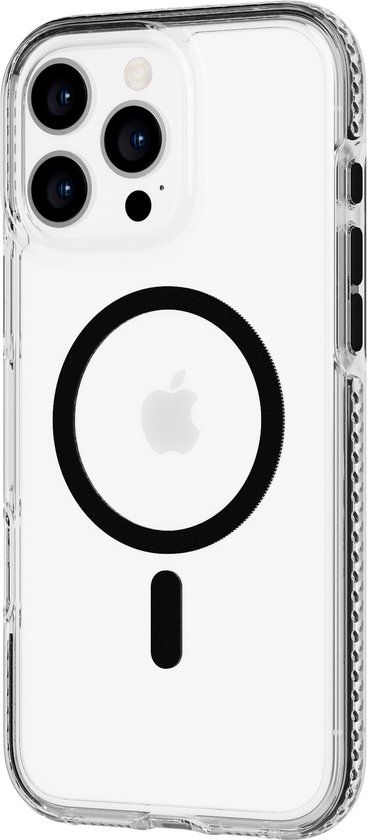 Tech21 Evo Crystal - Telefoonhoesje iPhone 16 Pro Max - Schokbestendig - MagSafe - 4,9 meter valbestendig