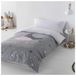 Icecat Couverture de lit pour enfant, motif "Bouche et Nuage", 150x260 cm, en coton