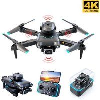 Mini drone met 4K HD-camera voor het vermijden van obstakels in 360, enkele camera, levensduur batterij: 15 min, zwart