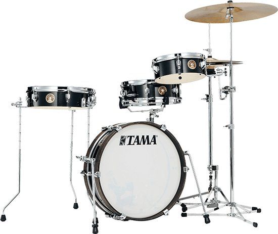 Tama LJK48P-HBK Club Jam Pancake 4-piece shellkit - Hairline Black
