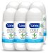 Sanex Deo Roll-on Bamboo Invisible Fresh - 50 ml - Lot économique - 6 pièces