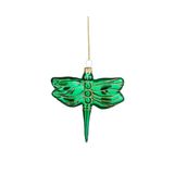 House of Seasons décoration de sapin 10.5cm en verre, couleur vert 1 pièce