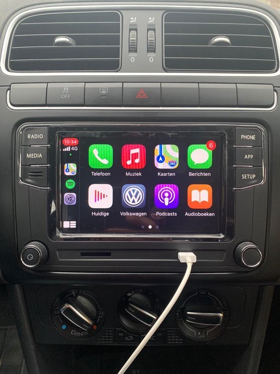 Boucar carplay voor volkswagen seat skoda