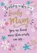 Moderne Piccadilly Greetings Moderne verjaardagskaart Mam - 9 x 6 inch