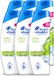 Head & Shoulders Shampoo Apple Fresh 400ml Voordeelverpakking 6 Stuks