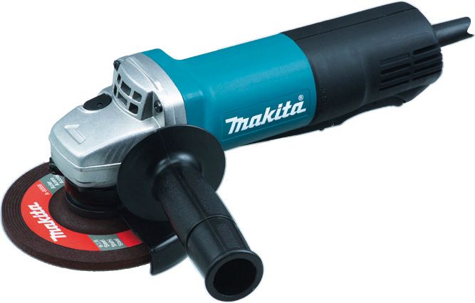 Makita 9558PBGY Haakse Slijper - 840W - 125mm - Zwart/Blauw