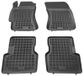 REZAW PLAST 202704 Jeu de tapis de sol Caoutchouc, avant et arrière, noir