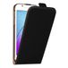 deinPhone HTC One A9 gecoat leer flip case hoes tas zwart