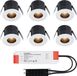 HOFTRONIC 6x Olivia LED Inbouwspots set - 12V - 3W - 2700K - Wit
