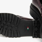 NeroGiardini Folgaria 9120/009 Rode Leren Instappers Dames Maat 39