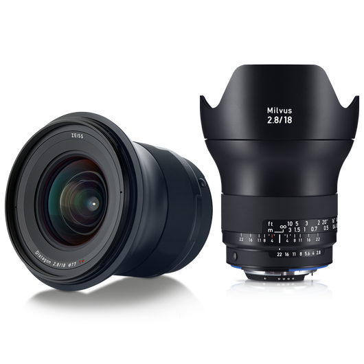 ZEISS Milvus 2.8/18 mm ZF.2 - Nikon F - Zwart