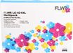 FLWR - Brother LC-421XL Multipack Zwart en Kleur XL Cartridges