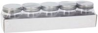 Koopman Opbergpotjes speelgoed set met deksel multicolor 9x7cm 5 stuks