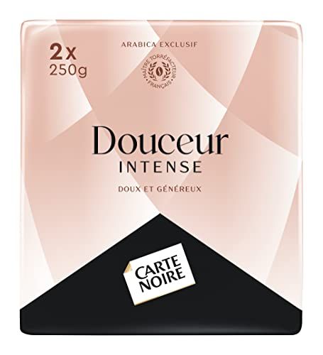 CARTE NOIRE - Gemalen koffie Carte Noire "Intense zachtheid" - Arabica gemalen koffie - zachte en delicate koffie - 12 x 250 g - gemaakt in Frankrijk, 500 g (6 stuks)