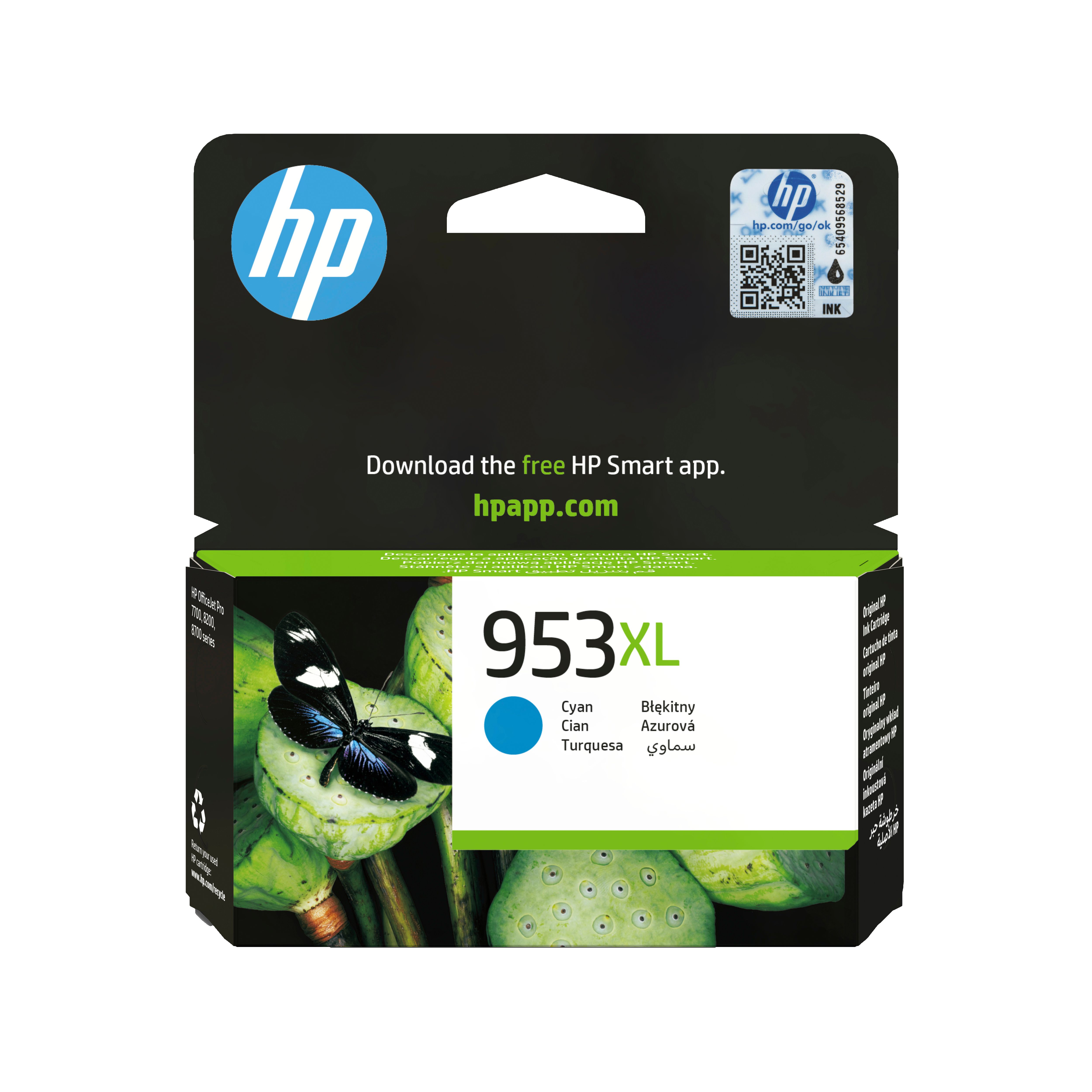 HP 953XL Cyaan inktcartridge - Hoge capaciteit - Origineel