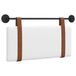 vidaXL - Hangend hoofdbord - Wit - Antiek - PU