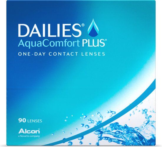 Alcon DAILIES AquaComfort Plus -3.75 - 90 Pack - Daily Contact Lenses