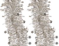 Decoris Guirlandes de Noël - 4 pièces - Champagne clair - 270 x 10 cm - Étoiles