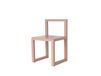 Ferm Living Little Architect Chaise haute Rose, Placage hêtre